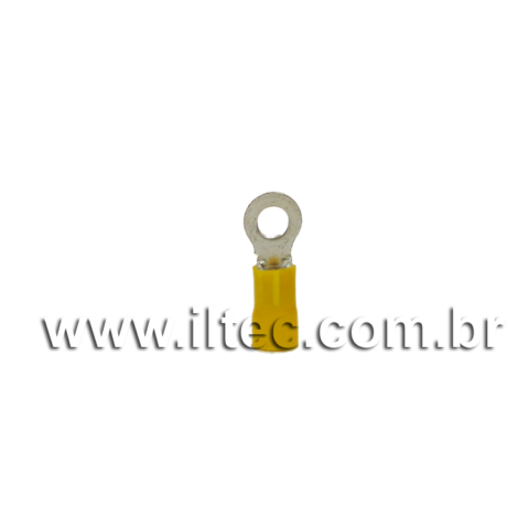 TERMINAL ISOLADO OLHAL AMARELO 4,0 A 6,0MM